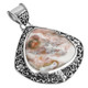 925 Silver Artfull Handmade Ocean Jasper Sterling Pendant, 1 9/16"