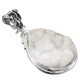 925 Silver Teardrop Agate Druzy Drusy Sterling Pendant, 1 11/16"