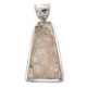 925 Silver Agate Druzy Drusy Sterling Pendant, 1 11/16"