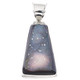 925 Silver Agate Druzy Drusy Sterling Pendant, 1 11/16"
