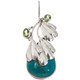 925 Sterling Silver Turquoise Peridot Sterling Pendant, 2"