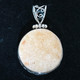 Sale! 925 Silver Sparkllng Round Agate Druzy Drusy Sterling Pendant, 1 3/8"