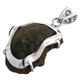 925 Silver Sparkling Titanium Gold Mexican Geode Sterling Pendant