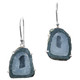 925 Silver Genuine Mexican Tabasco Geode Sterling Earrings