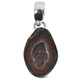 925 Silver Genuine Mexican Tabasco Geode Sterling Pendant