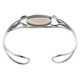 925 Sterling Silver Natural Agate Druzy Drusy Cuff Bracelet