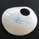 70mm Genuine Round Pink Shell Shell Finding, 2 3/4"