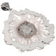 925 Silver Rare Magnficent Large Quartz Geode Crystal Slice Pendant, 3 3/8"