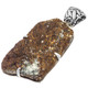 925 Silver Magnficient Russian Astrophyllite Rutile Sterling Pendant, 2 3/8"