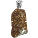 925 Silver Magnficient Russian Astrophyllite Rutile Sterling Pendant, 2 3/8"
