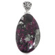 925 Silver Stunning AAA-grade Russian Eudialyte Gem Sterling Pendant, 2"