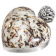 925 Silver Russian Astrophyllite Gold Sparkling Rutile Sterling Pendant, 1 1/2"