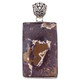 925 Silver Large Copper Dolomite Bali Handmade Sterling Pendant, 1 3/4"