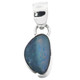 925 Silver Genuine Australian Opal Sterling Pendant, 15/16"