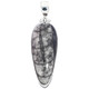 925 Silver Moroccan Orthoceras Fossil Sterling Pendant, 1 3/4"