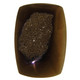 Us-made Rectangle Chocolate Titanium Druzy Drusy Cab Cabochon, 3/4"