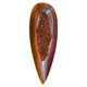 Pear Twilight Sunset Titanium Agate Druzy 28x10mm Cabochon US Made, 1 1/8"