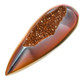 Pear Twilight Sunset Titanium Agate Druzy 28x10mm Cabochon US Made, 1 1/8"