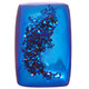 Rectangle Cobalt Blue Titanium Agate Druzy 35x22mm Cabochon US Made, 1 3/8"