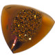 Us-made Triangle Weeping Willow Titanium Druzy Drusy Cab Cabochon, 3/4"