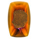 Us-made Rectangle Weeping Willow Titanium Druzy Drusy Cab Cabochon, 1 3/8"