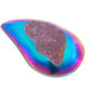 Teardrop Rainbow Titanium Agate Druzy Drusy 35x23mm 32.0ct Cabochon, 1 3/8"