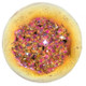 Us-made Round Strawberry Mocha Titanium Druzy Drusy Cab Cabochon, 1/2"