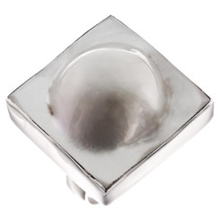 925 Silver Square White Oyster Blister Mabe Pearl In Shell Sterling Us 6 Ring