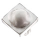 925 Silver Square White Oyster Blister Mabe Pearl In Shell Sterling Us 6 Ring