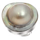 925 Silver Opulent Mabe Blister Pearl In Shell Sterling Us 6 Ring, 7/8"