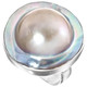925 Silver Opulent Mabe Blister Pearl In Shell Sterling Us 6 Ring, 7/8"