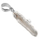 925 Silver Biwa Freshwater Stick Pearl Red Garnet Sterling Pendant, 1 1/2"