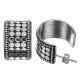 925 Silver Bali Art Handcrafted Huggy Sterling Stud Ear Cuff Earrings, 11/16"