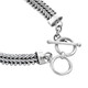 Mabe Pearl Blue Topaz Peridot Gemstone Silver Necklace, 17"