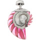 925 Silver Hot Pink Open Nautilus Shell Sterling Pendant, 2 3/4"