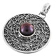 925 Silver Peacock Biwa Pearl Sterling Pendant, 1 1/4"