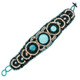 Blue Mother Of Pearl Shell Glass Seed Beads Bracelet
