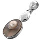 925 Silver Baroque Blister Pearl Sterling Pendant, 1 9/16"