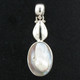 925 Silver Baroque Blister Pearl Sterling Pendant, 1 9/16"