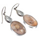 925 Sterling Silver Blister Pearl Sterling Earrings, 1 1/4"