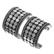 925 Silver Bali Art Handcrafted Huggy Sterling Stud Ear Cuff Earrings, 11/16"