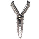 Long Handmade Mother Of Pearl Black Gunmetal Gray Glass Seed Beads Necklace