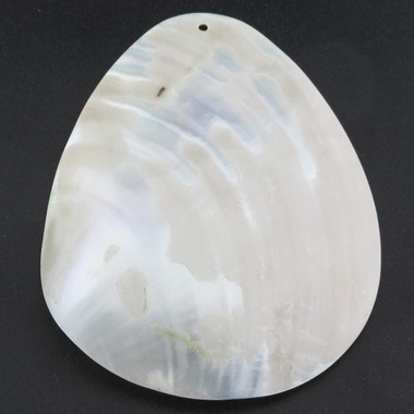 Genuine Drilled South Pacific Pink Shell Cabochon Bead, 3 1/4"