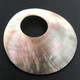 60mm Lusterous Blacklip Mother Of Pearl Shell Pendant, 2 5/16"