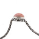 925 Silver Big 18mm Pink Mabe Pearl Sterling Bracelet