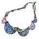 Genuine Paua Abalone Shell Iridescent Beads Necklace
