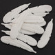 Feather Double Sided Hand Carving Bison Bone Bead Cab Cabochon, 1 5/8"