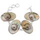 925 Silver Bold 4 Link Mabe Blister Pearl In Shell Sterling Bracelet, 7.5"