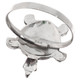 925 Silver Turtle Paua Abalone Shell Sterling Ring, Adjustable 6-9