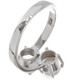 925 Silver Freshwater Button Pearl Prasiolite Green Amethyst Sterling Ring
